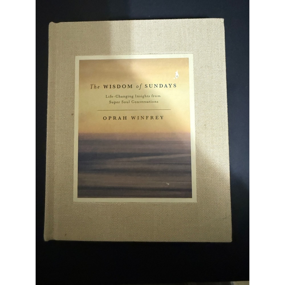 Oprah Winfrey The Wisdom of Sundays Super Soul Conversations Hardcover Book 2017